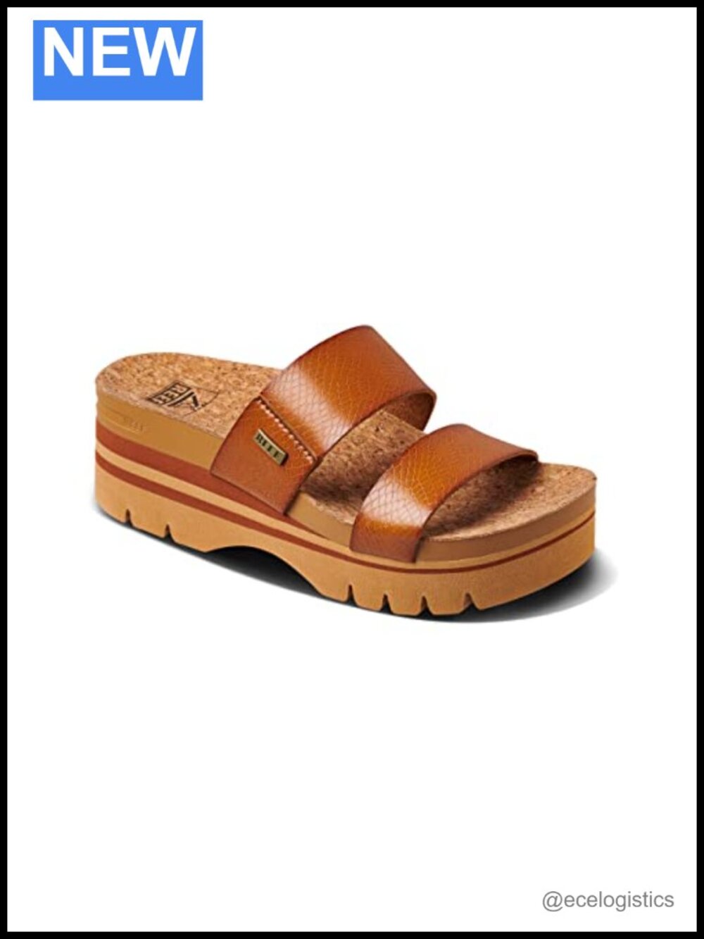 Platform Sandal with Arch Support, Ultra Soft Cushion Footbed